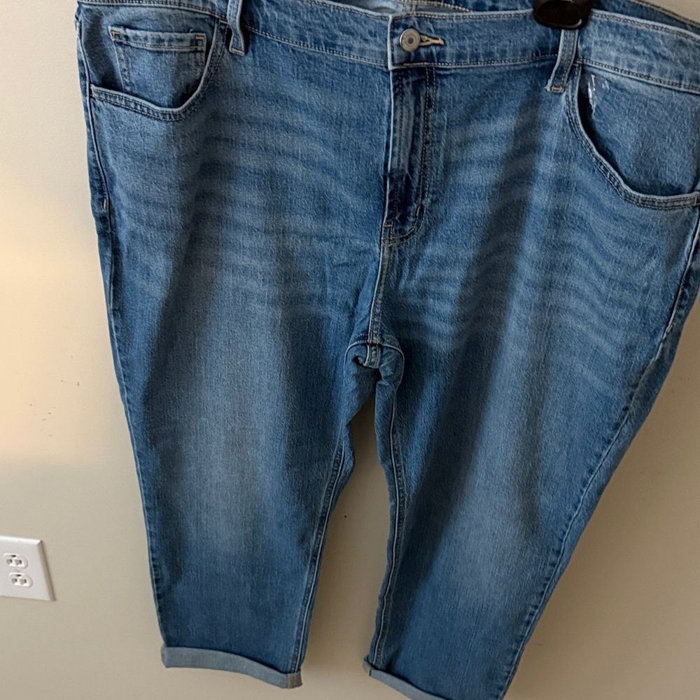 Old Navy Light Blue Mid-Rise Jeans